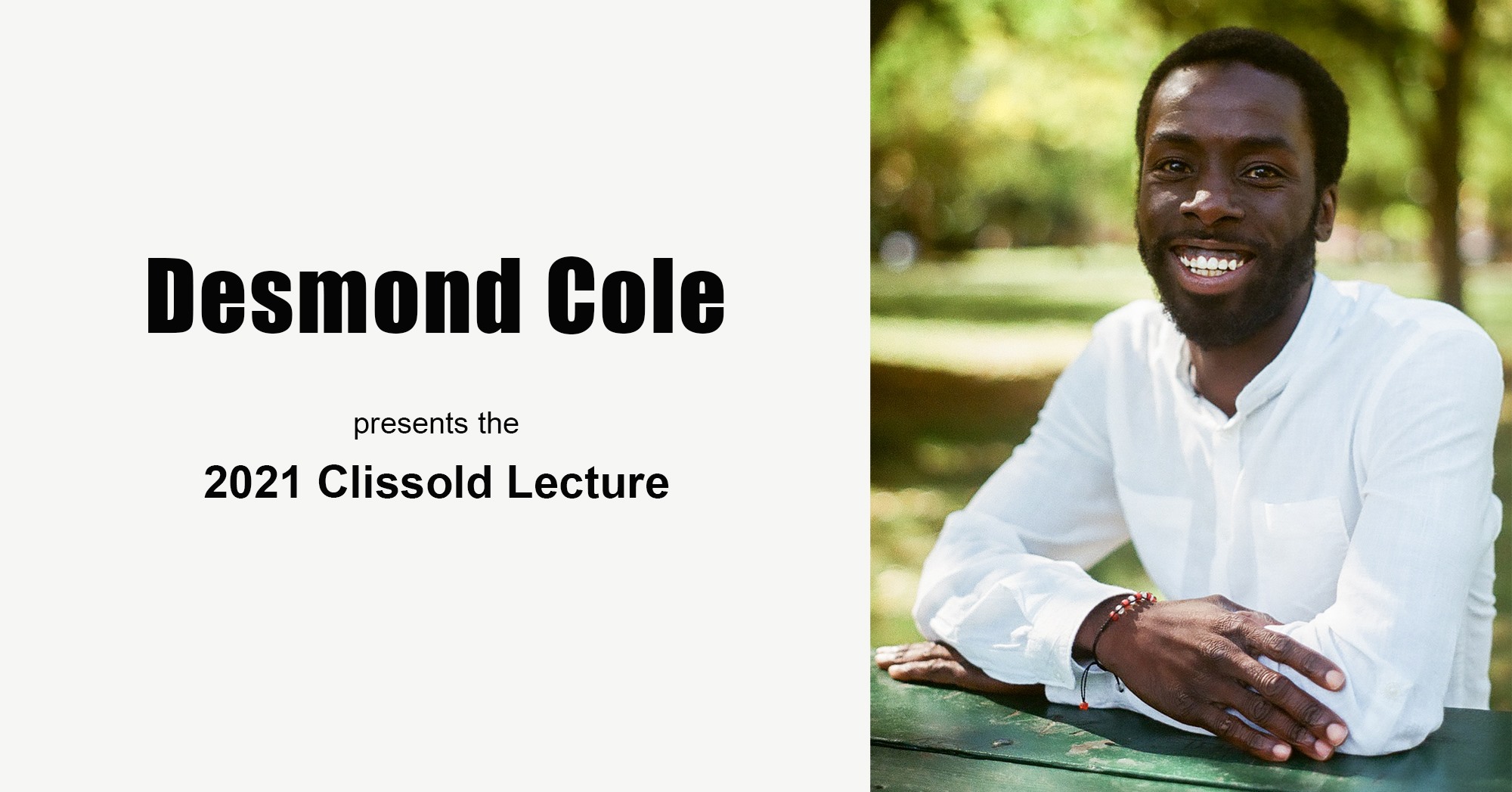 Desmond Cole, Clissold Lecture